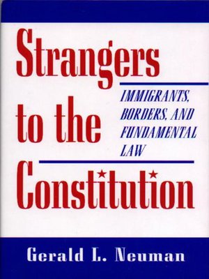 cover image of Strangers to the Constitution